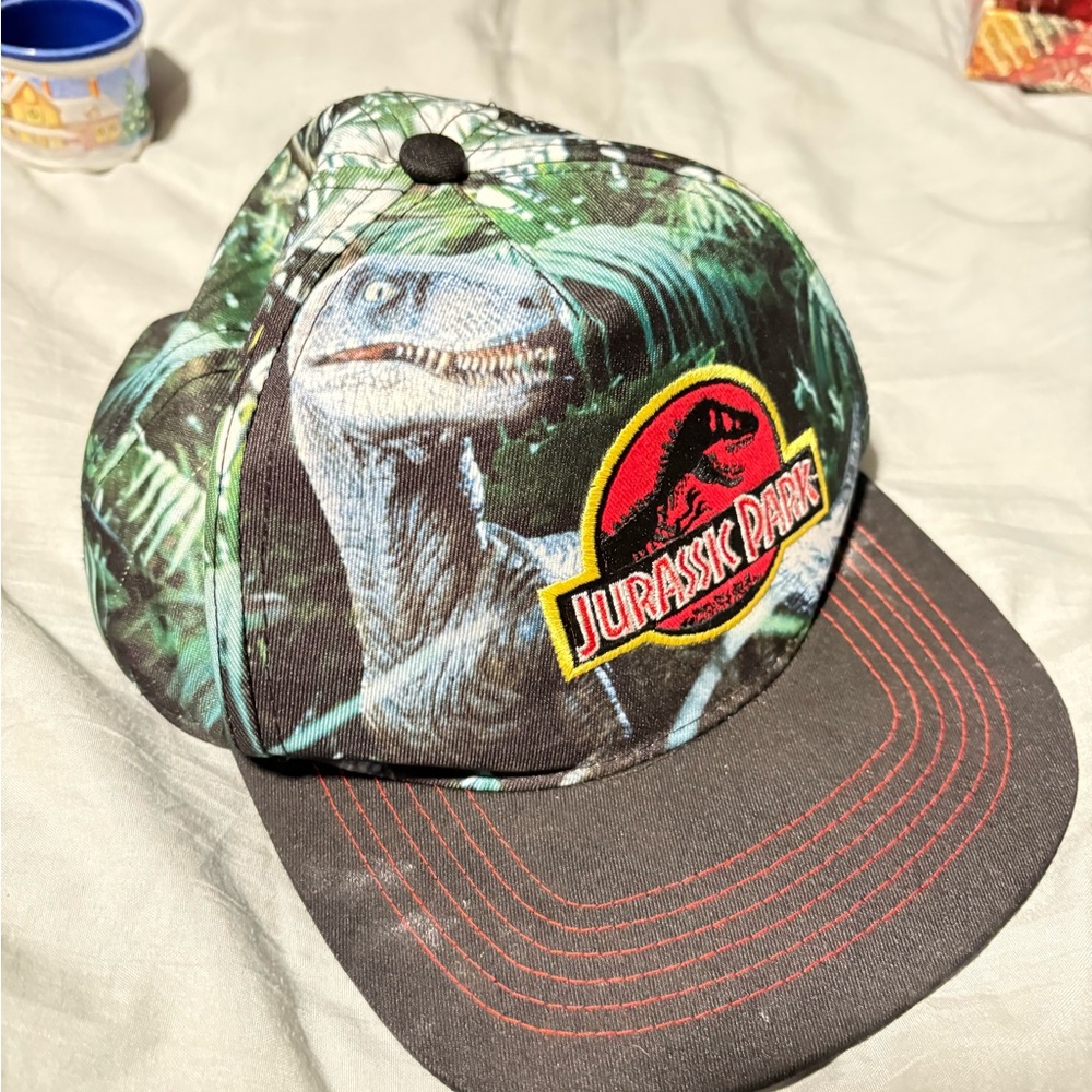 Jurassic Park baseball hat  detailed 
design,looks 3d! #disneybound#dinosaurs